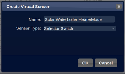 Creating a virtual sensor